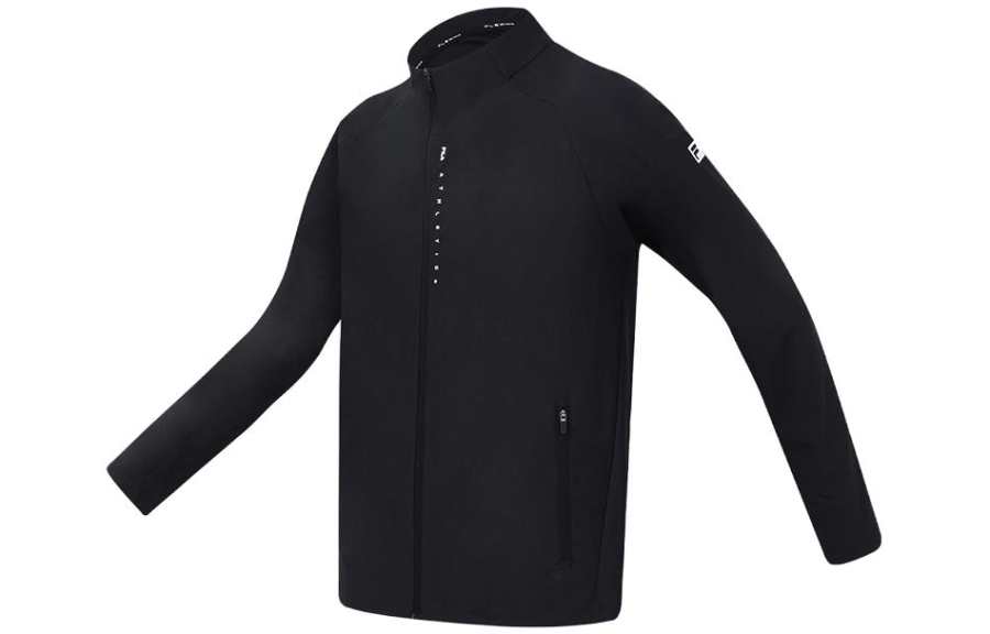 FILA Jackets Men's Black Stand Collar Moderate Other