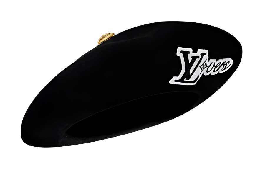 LOUIS VUITTON LOUIS VUITTON Sheep Wool Berets Men's Black