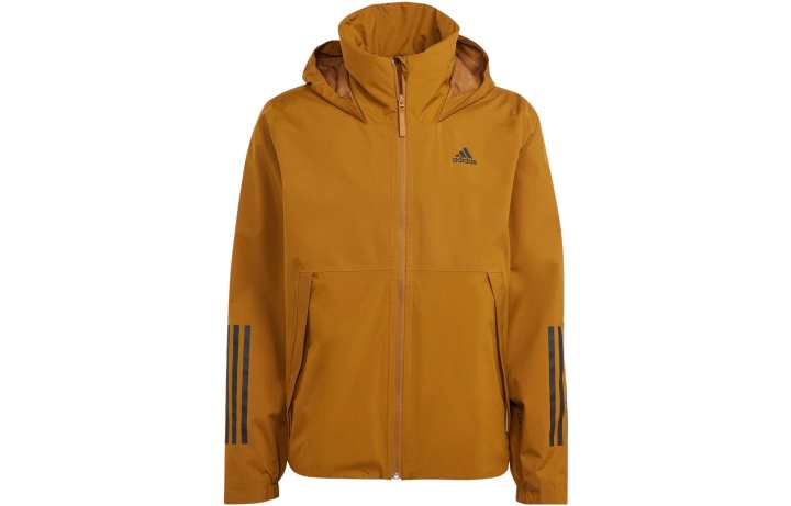 Adidas Adidas 3 Stripes Jackets Men's Bronze Strata Hooded Moderate Other