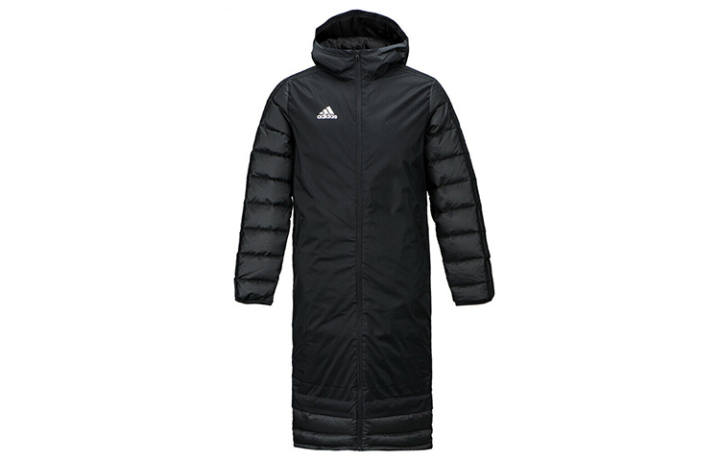 Adidas Adidas Down Jackets Men's Black Hooded Thickened Other