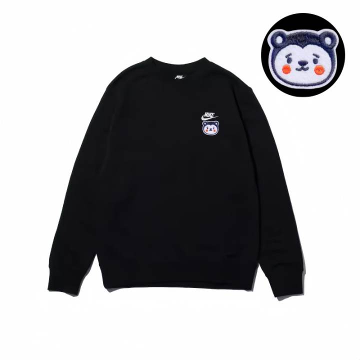 Nike Nike Sweatshirts Unisex Black Crew Neck Moderate Regular
