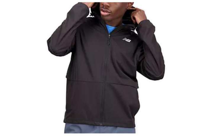 New Balance New Balance Jackets Men's Black Hooded Moderate Other