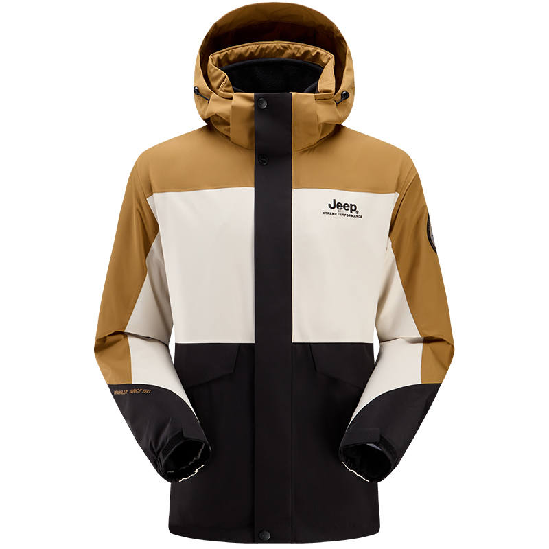 Jeep Windbreaker Jackets Unisex Hooded Moderate