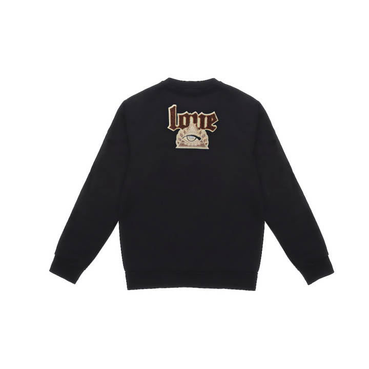 Adidas Adidas Sweatshirts Unisex Black Crew Neck Moderate Regular