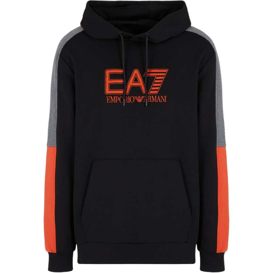 EMPORIO ARMANI Logo Printed Drawstring Hoodie