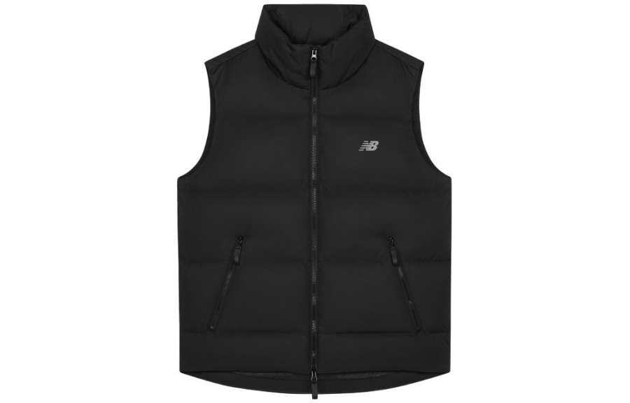New Balance New Balance Sports Life Collection Down Vests Unisex Black Stand Collar Moderate Other