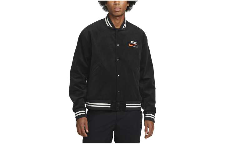 Nike Nike Jackets Men's Black Baseball Collar Moderate Other