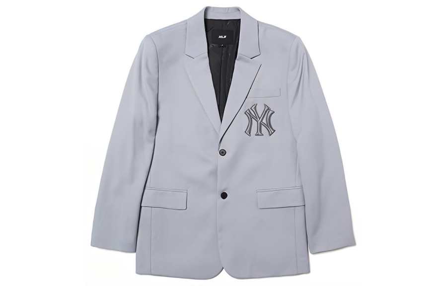 MLB Business Suits Unisex Gray Suit Collar Moderate Business Suit