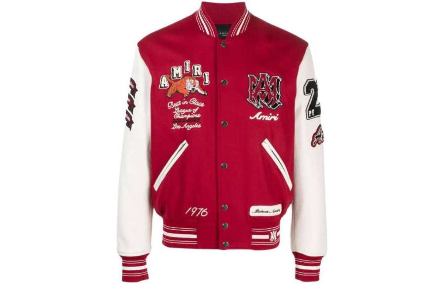 AMIRI AMIRI Vintage Patch Varsity Bomber Jacket