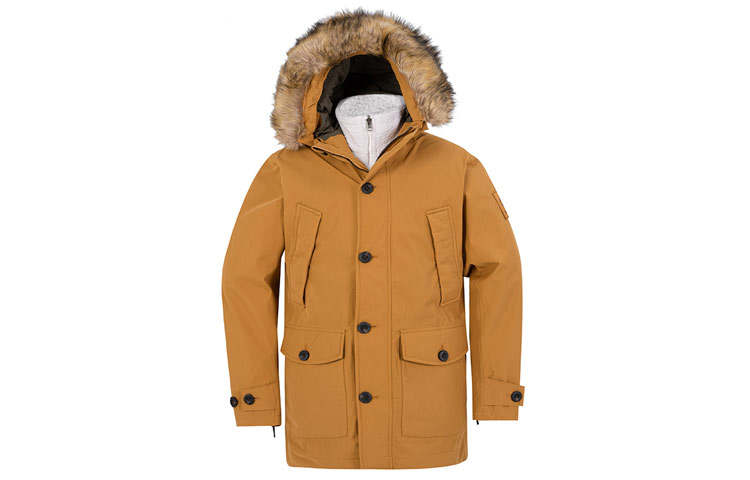Timberland Waterproof And Windproof To Keep Warm Windbreaker Jacket Men's Wheat