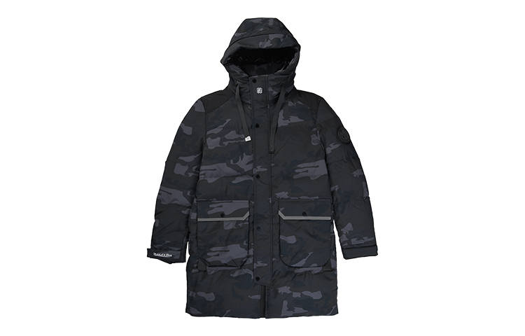 Mitchell Ness Mitchell Ness Down Jackets Men's Black Hooded Moderate Other