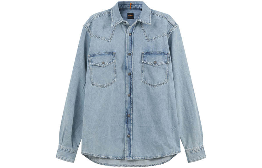 HUGO BOSS HUGO BOSS Denim Jacket Men's Light Blue