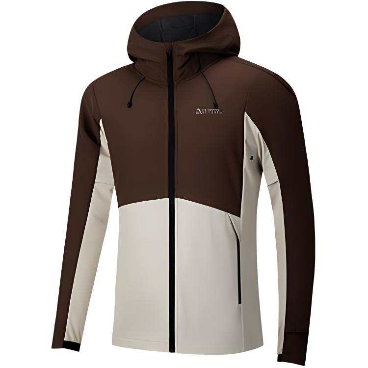 361° Running Collection Jackets & Coats Men's Wild Horse Brown/Sandy Brown White