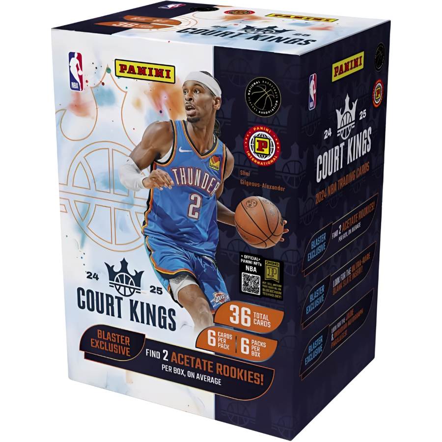 PANINI 24/25 Panini Court Kings Oil Paintings, Basketball Blaster NBA Card Hand Grenade Sports Cards Whole Box