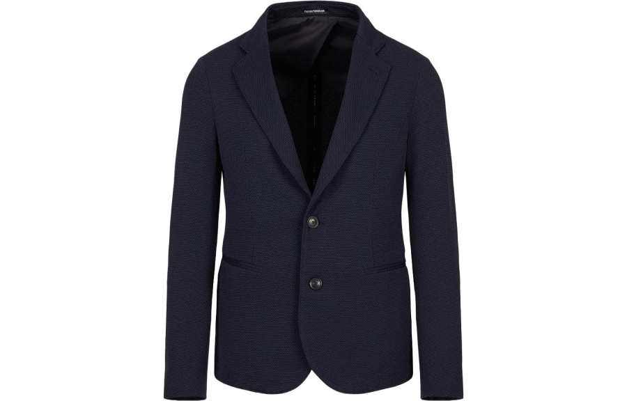 EMPORIO ARMANI Business Suit Coat Men's Marine Blue