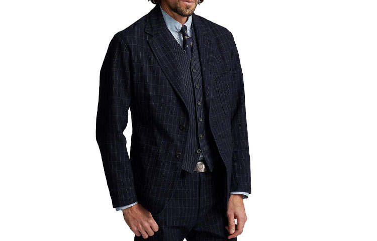 Polo Ralph Lauren SS23 Business Suit Coat Men's Dark Blue