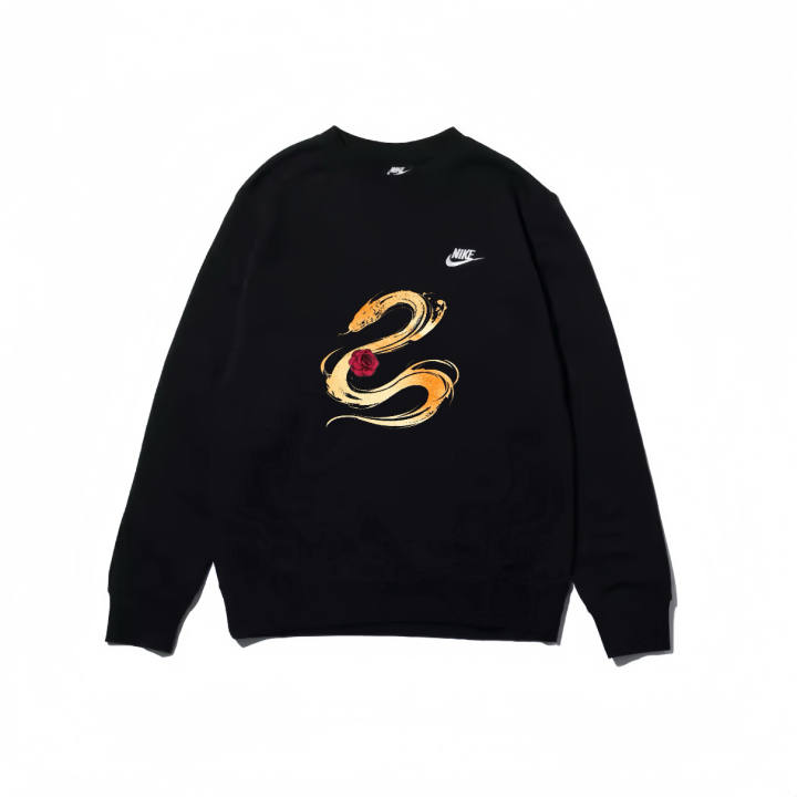 Nike Nike Sweatshirts Unisex Black Crew Neck Moderate Regular