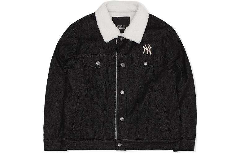 MLB MLB Denim Jackets Unisex Black Lapel Moderate