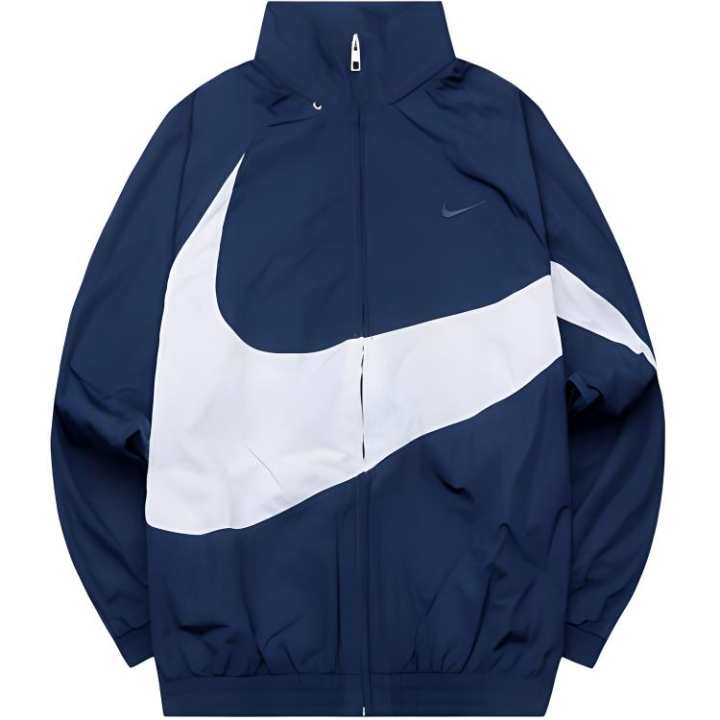 Nike Nike Jackets Men's Marine Blue Stand Collar Moderate Workwear
