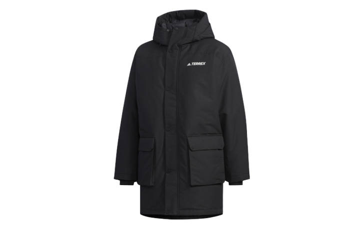 Adidas Adidas Down Jackets Men's Black Hooded Thickened Other