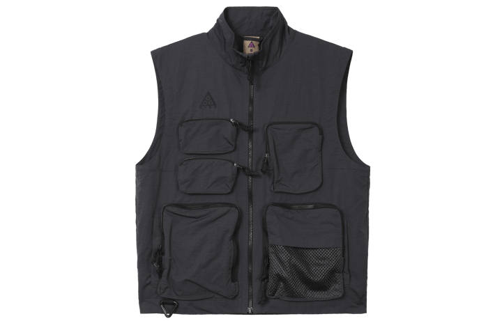 Nike Nike ACG Vests Men's Black Stand Collar Moderate Workwear