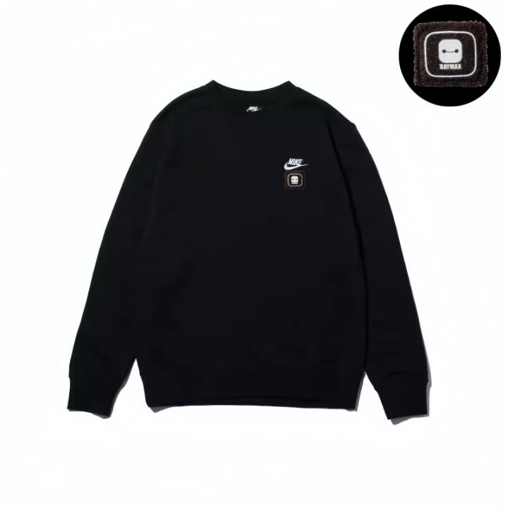 Nike Nike Sweatshirts Unisex Black Crew Neck Moderate Regular