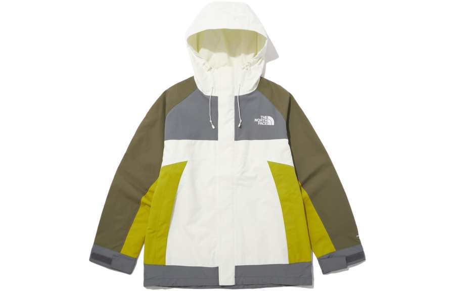 THE NORTH FACE Mountain Windbreaker Jacket Unisex Olive Green