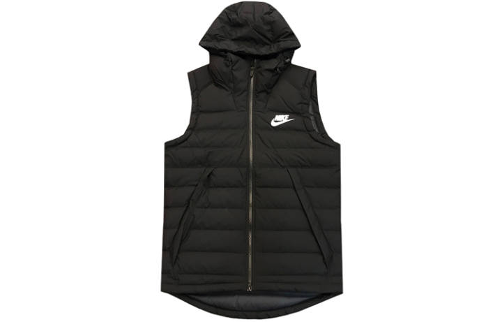 Nike Nike Down Jackets Men's Black Hooded Moderate Other