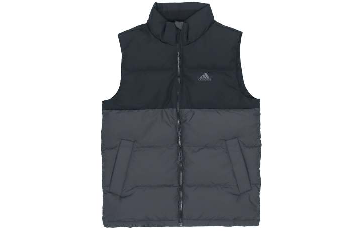 Adidas Adidas Down Jackets Men's Black Stand Collar Moderate Other