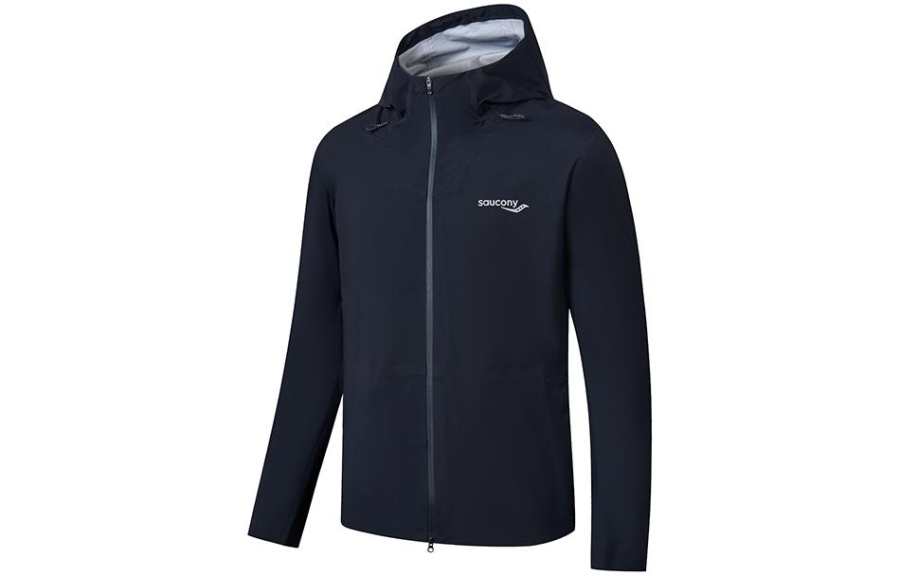 Saucony Jackets & Coats Men's Black Navy Blue