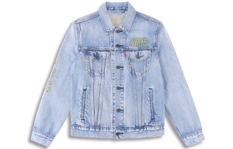 Levis Levi's Floral Embroidered Denim Jacket