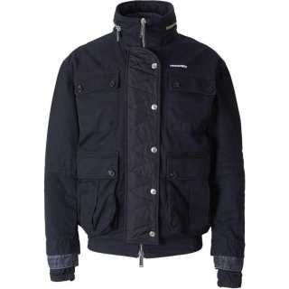 DSQUARED 2 Dsquared2 Logo Printed Quilted Jacket