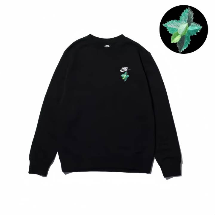 Nike Nike Sweatshirts Unisex Black Crew Neck Moderate Regular