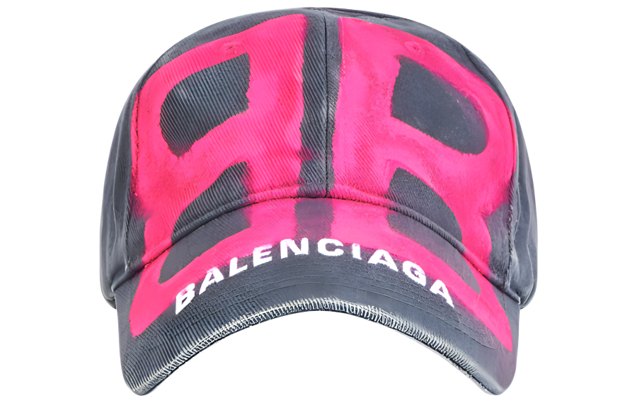 Balenciaga Bb spray-paint baseball cap