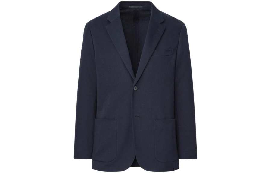 UNIQLO Business Suits Men's Navy Blue Suit Collar Moderate Business Suit