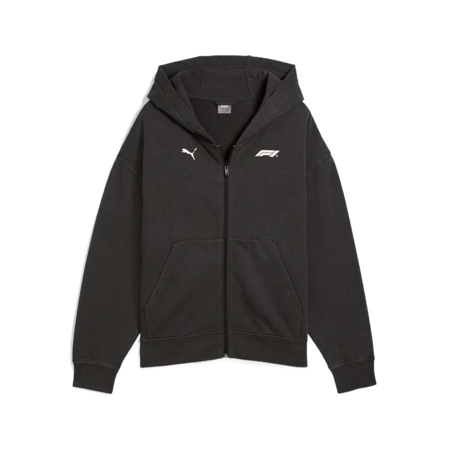 PUMA Graphichoodie F1® Fullzip Sweatshirt Men's Black