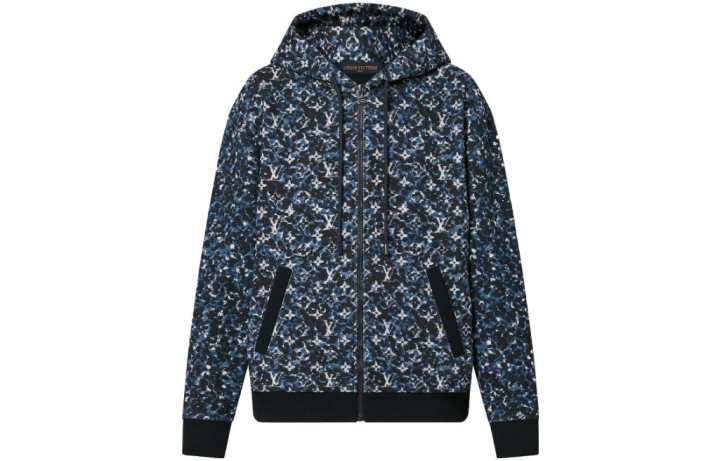 LOUIS VUITTON LOUIS VUITTON 2010s Monogram Zip up Hoodie