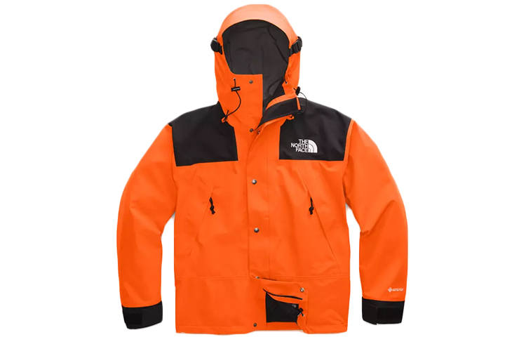 THE NORTH FACE 1990 Collection Outdoor Hiking Waterproof And Windproof Windbreaker Jacket Men's Persian Orange