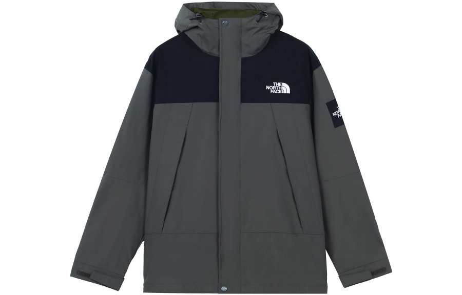 THE NORTH FACE Windbreaker Jackets Unisex Gray Hooded Moderate