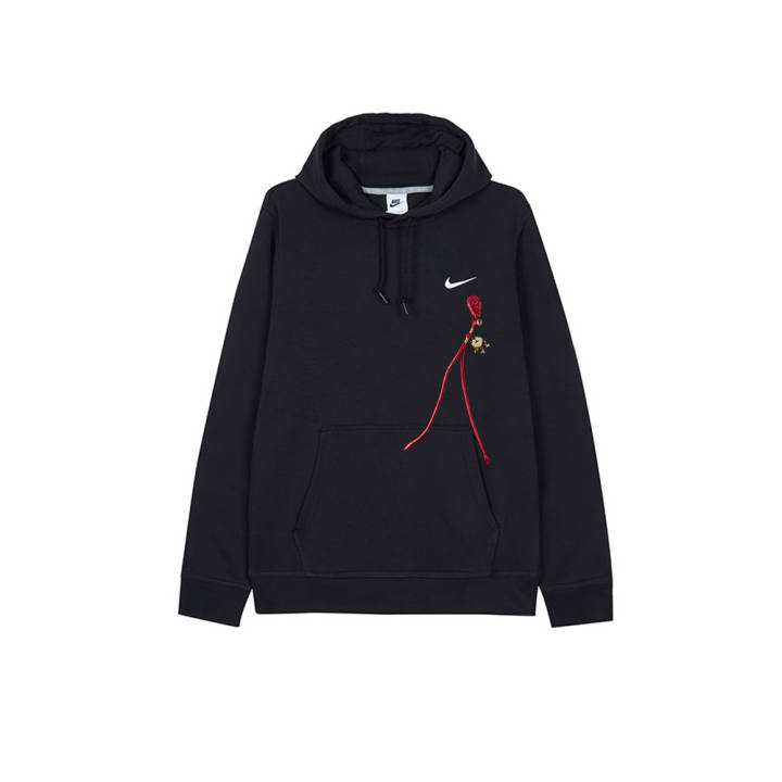 Nike Nike Sweatshirts Men's Black Hooded Moderate Regular