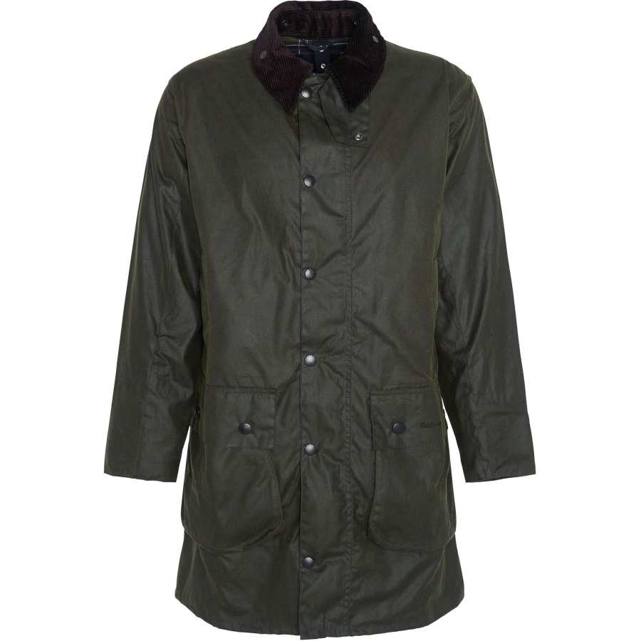 BARBOUR Barbour corduroy-collar coat