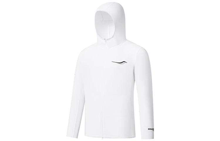 Saucony Jackets Men's White Hooded Moderate Other