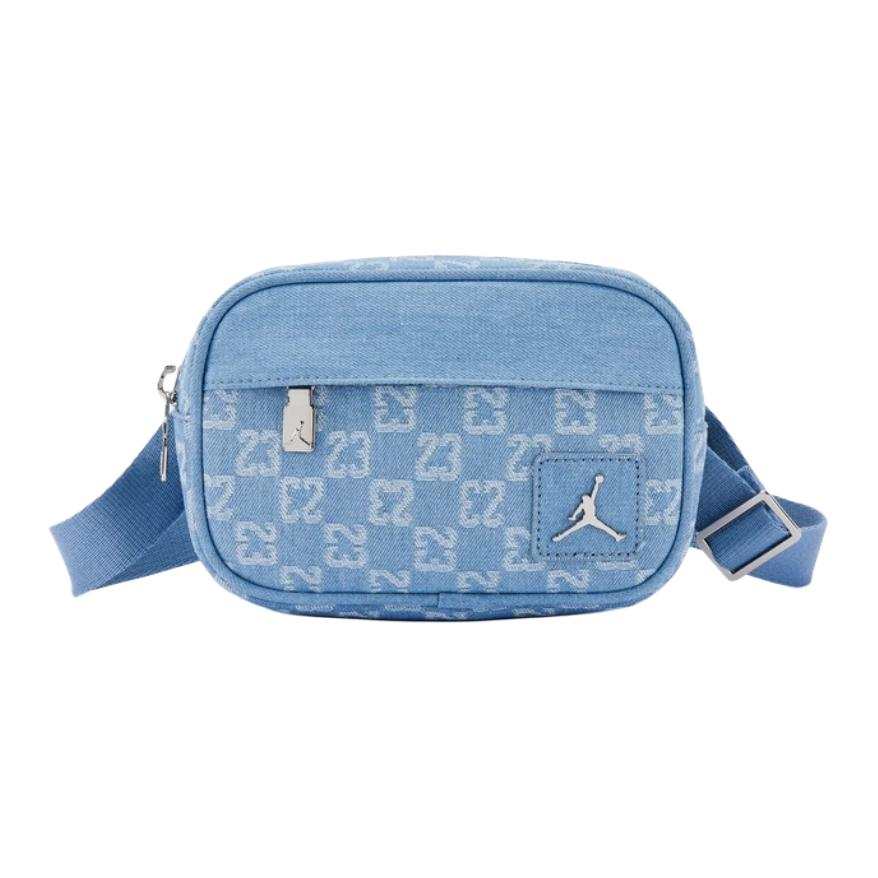 Jordan Jordan Monogram Cotton Crossbody Bag Regular Unisex Denim Blue
