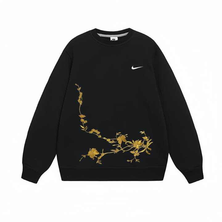 Nike Nike Sweatshirts Unisex Black Crew Neck Thickened