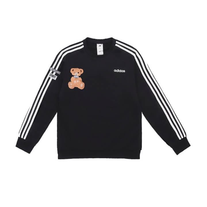 Adidas Adidas Sweatshirts Unisex Black Crew Neck Moderate Regular