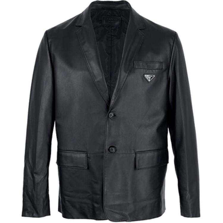 PRADA PRADA X Raf Simons Leather Blazer