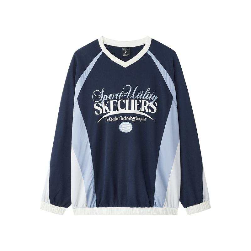 Skechers Sports League Collection Sweatshirt Unisex Navy Blue