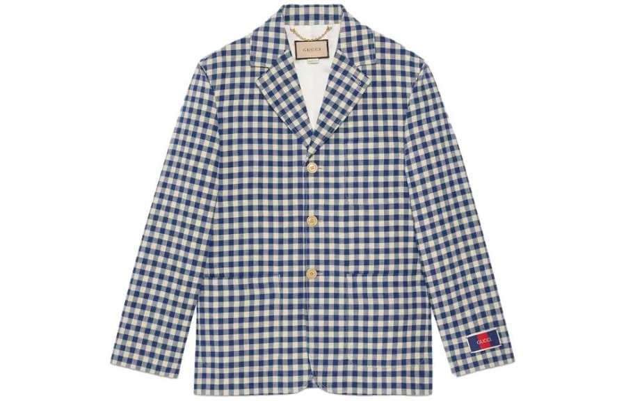 GUCCI FW23 Jackets & Coats Men's Blue