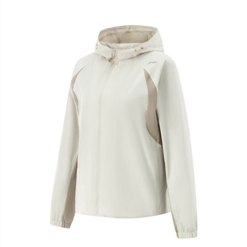 Li-Ning Li Ning Fitness Collection Running Collection Jackets & Coats Unisex Silver Birch Gray