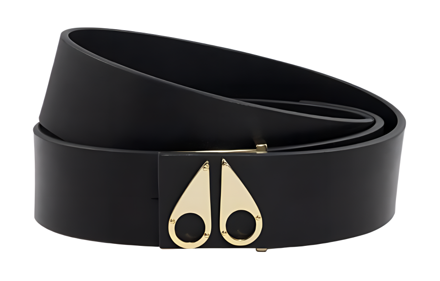 Moose Knuckles Moose Knuckles Logo Icon Leather Belt